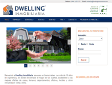 Tablet Screenshot of dwellinginmobiliaria.com